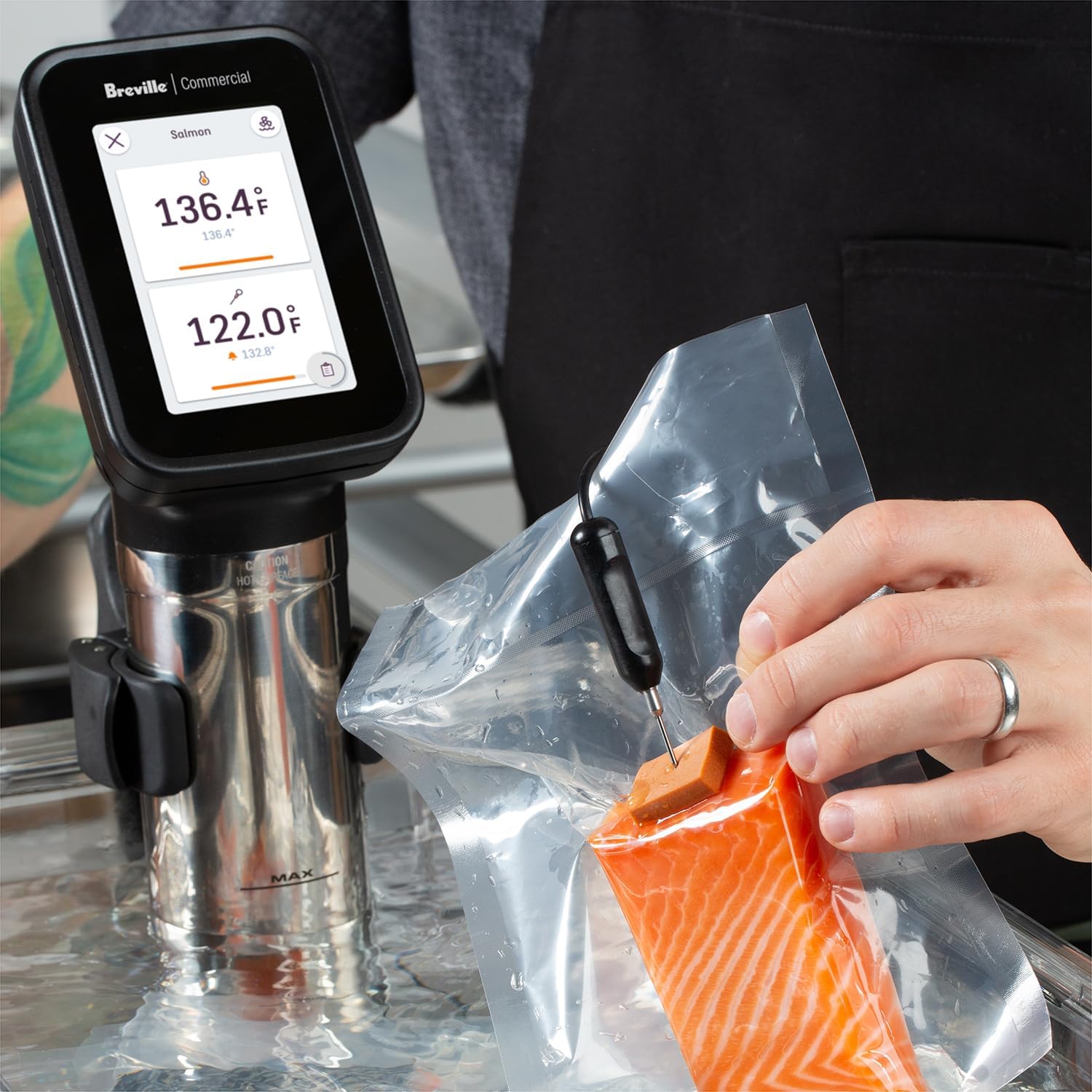 Breville Commercial CSV750PSS HydroPro Plus Commercial Grade Sous Vide Immersion Circulator, Polished Stainless Steel