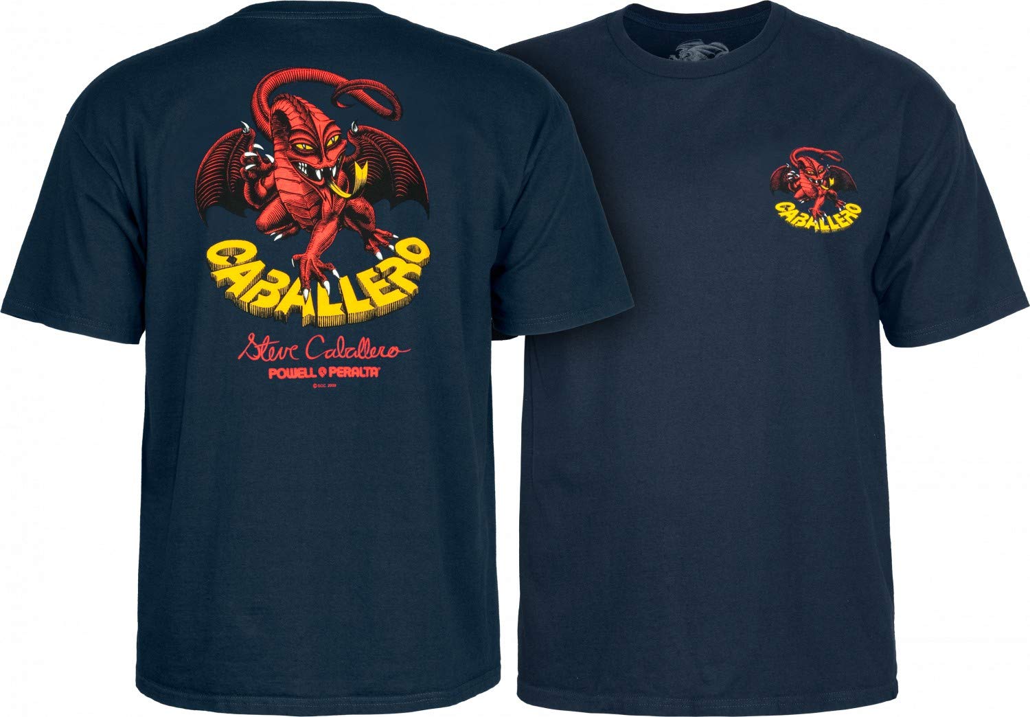 Powell Classic Camisa de Skate, Unisex Adulto