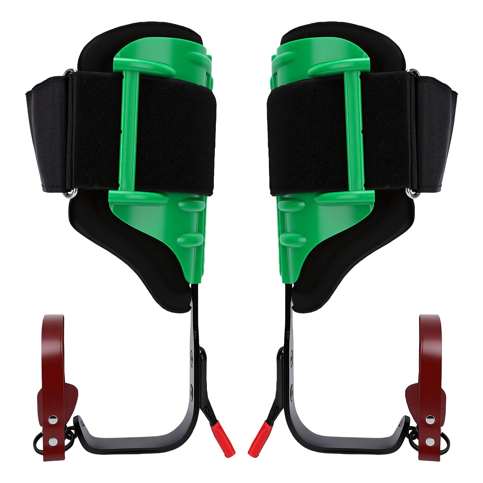Sxhlseller Kit de Picos para Trepar árboles, Equipo Ajustable para Trepar árboles con Almohadillas y Correas Ergonómicas para Las Piernas, para Recolección de Frutas, Jardinería y Trabajo Al Aire