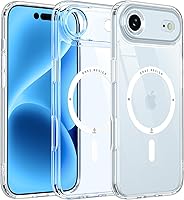 Vista 47 de ONES Funda delgada transparente para iPhone 8 Plus/7 Plus, PC + TPU híbrido, protección contra caídas de grado militar [antiamarillamiento], funda