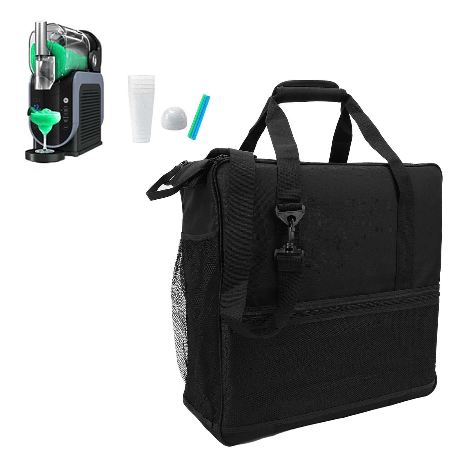 Borsa Frullato Ghiaccio, Tela Oxford con Tracolla per Viaggio