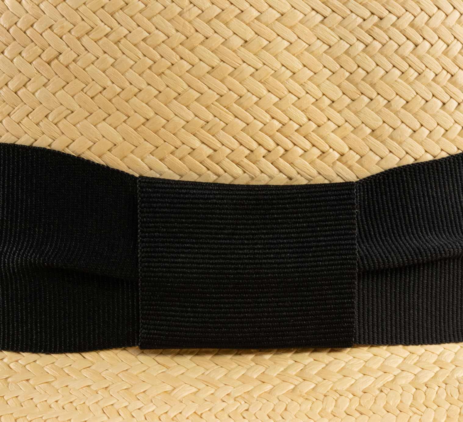 Authentique Chapeau Panama, tressage Traditionnel en Équateur Large Bord, Homme ou Femme Havana Fedora
