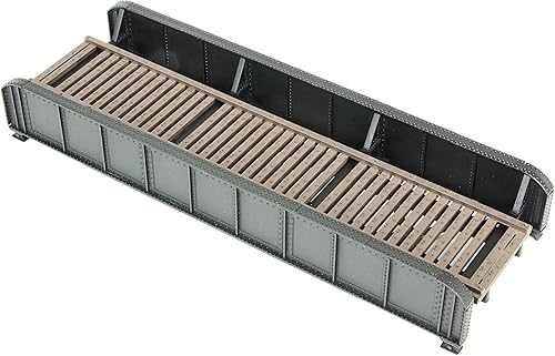 Vista 20 de Walthers Cornerstone Serie Kit Caballete de Escala HO con Puente de Viga de Cubierta de Acero