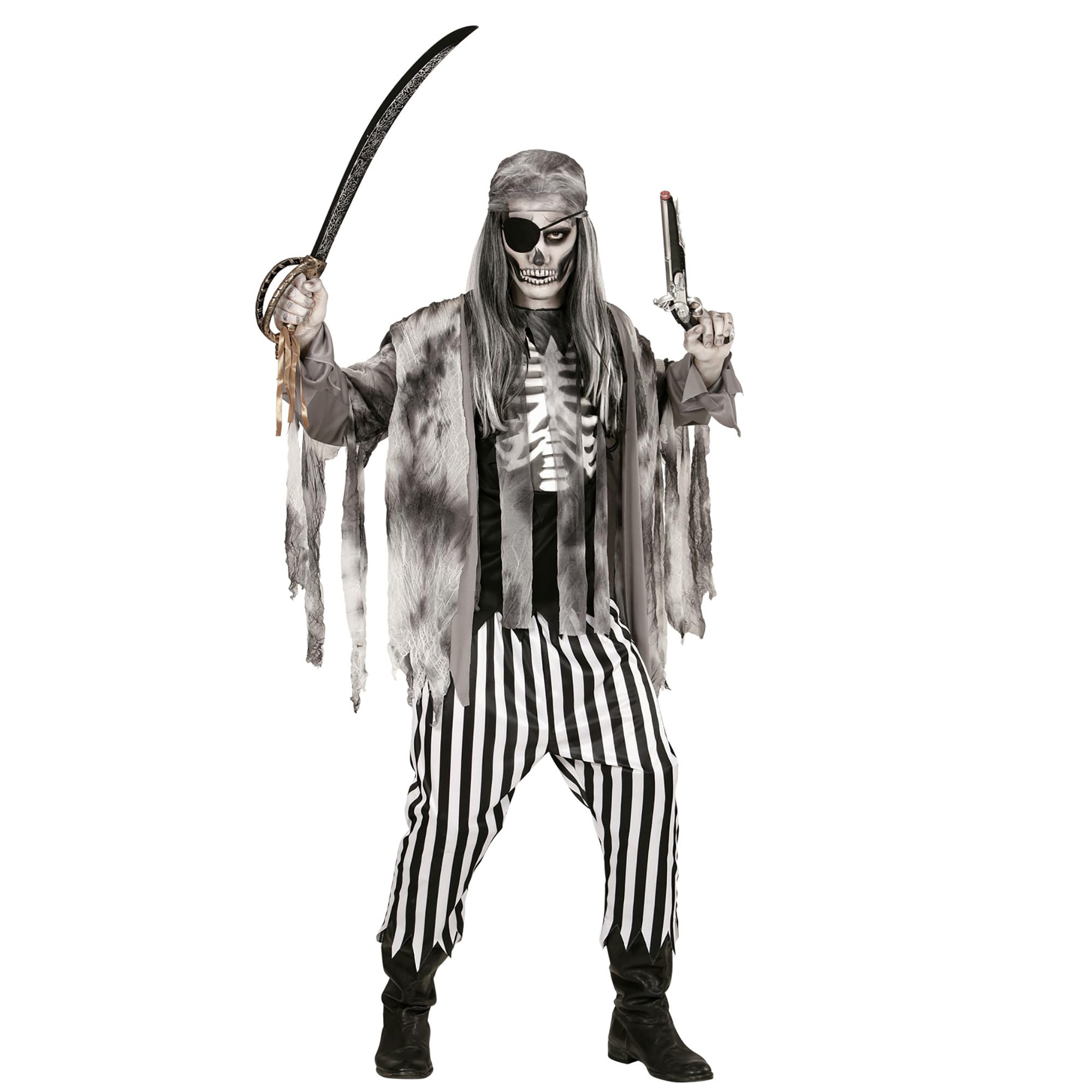 W WIDMANN MILANO Party Fashion - costume nave fantasma pirata, pirata, fantasma, bucaniere, horror, Halloween, costumi in maschera
