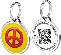 Vista 25 de Pet Dwelling Symbols NFC y QR Code - Etiqueta de identificación inteligente para perros, escaneo fácil, acceso instantáneo al perfil en línea