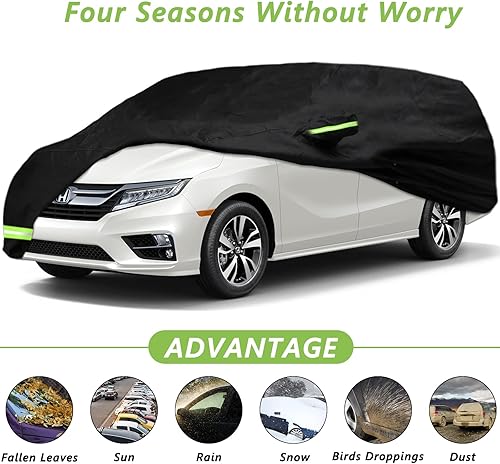 Miniatura 3 de YIXIN Cubierta impermeable para camioneta Toyota TacomaFord Ranger Crew Cab de 6 pies, se adapta a fundas de camión 100% impermeables con puerta con