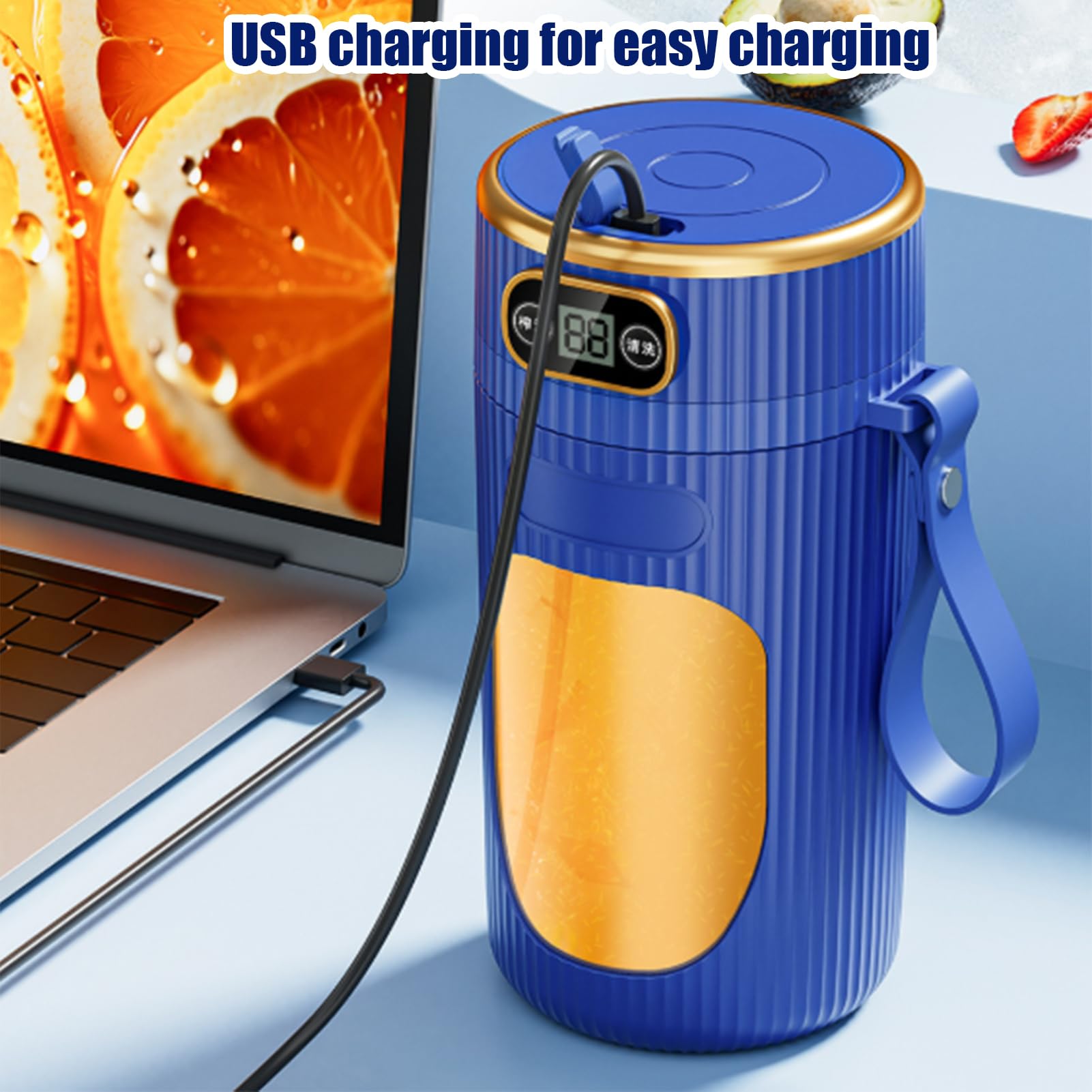 Mixeur Personnel Shaker Bouteille À Protéines Électrique Sans Fil Compact