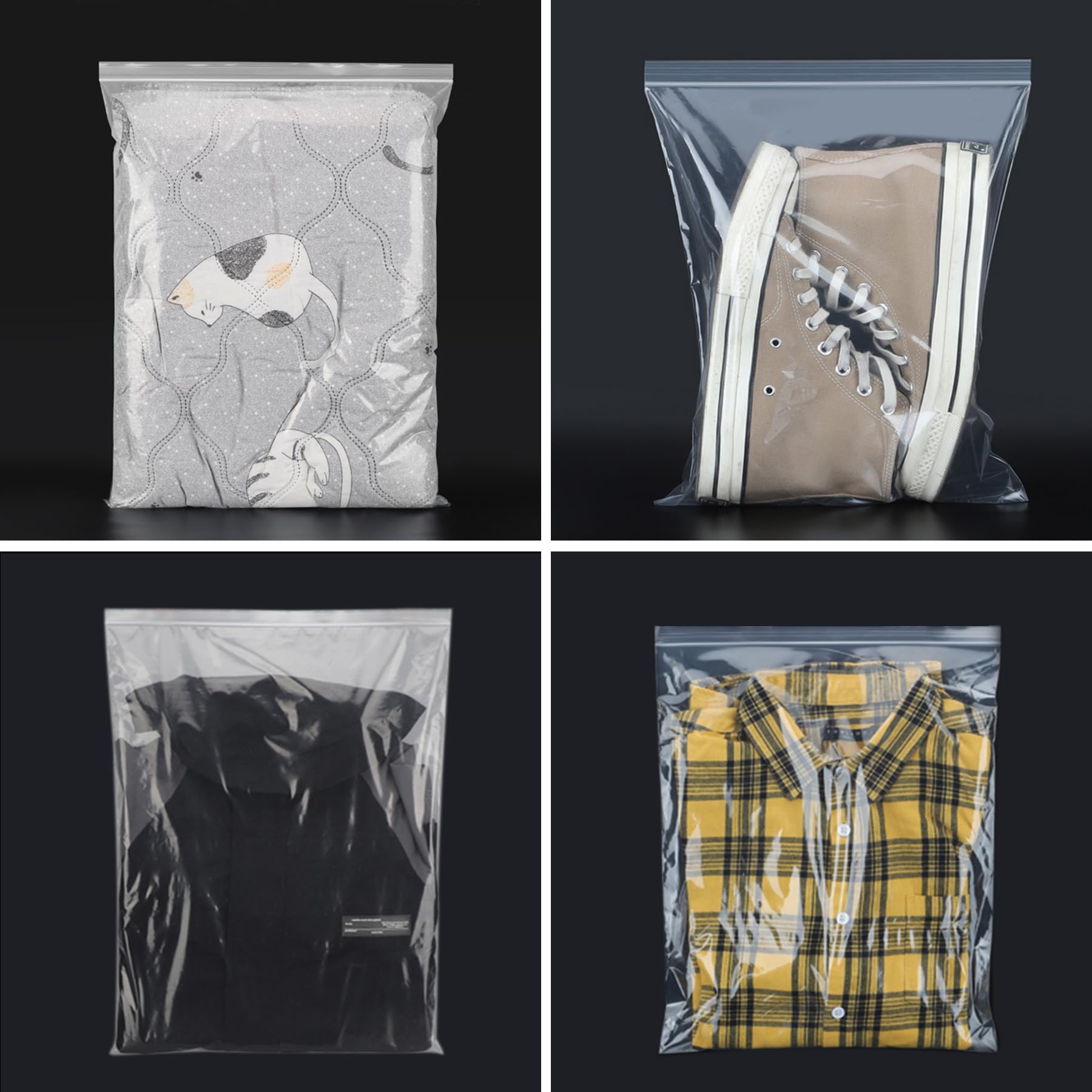 Plastic Dress 100 Sacchetti Di Plastica Trasparenti 2x3 Con Chiusura A Zip | Sacchetti Mini Poli Per Piccoli Oggetti Sacchettini Trasparenti Richiudibili - Foto 4