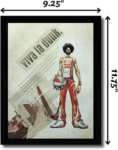 Miniatura 2 de 2003 NBA Street Vol. 2 Framed Print Ad/Poster Original PS2 Xbox Gamecube Promo Art 9.25" x 11.75"