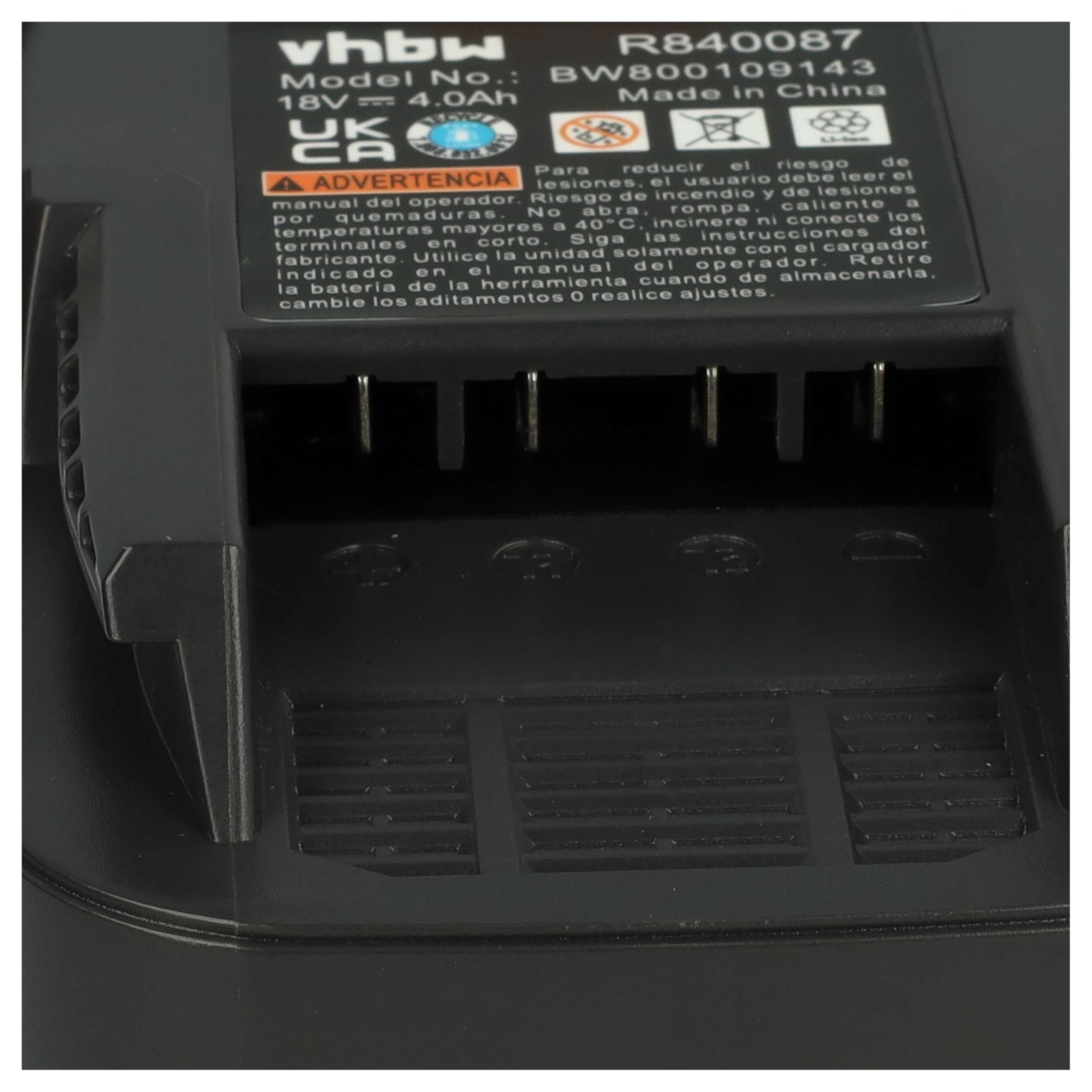 vhbw 2X batería reemplaza Würth 0700956530 para Herramienta (4000 mAh, Li-Ion, 18 V)