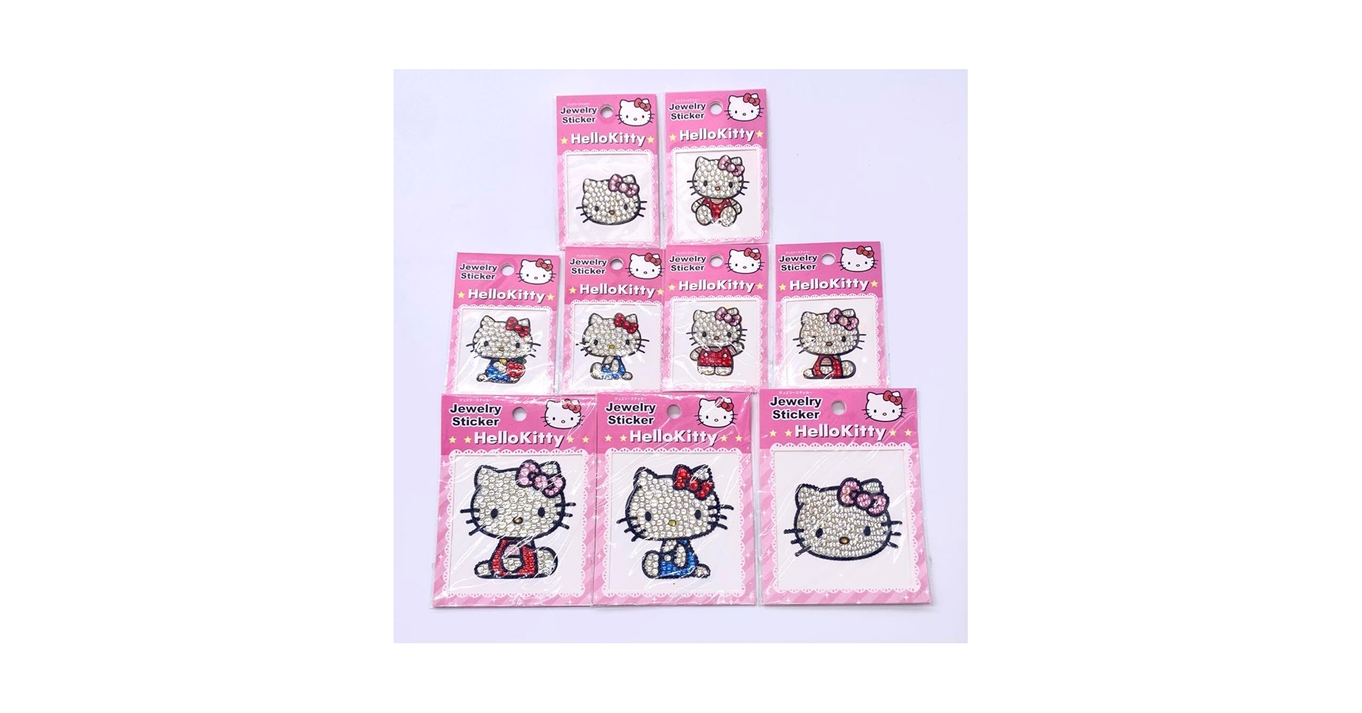 希少♡チャーミーキティ　限定ラインストーンシール　７個セット 希少♡チャーミーキティ 限定ラインストーンシール 7個セット