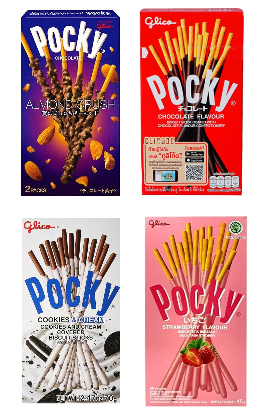 See full amazon price history chart for Pocky Stick Variety Pack Crispy Crunchy Pretzel Sticks Covered In a Exlusive Delicious Chocolate Flavor Almond Crush, Strawberry, Chocolate, Cookies N Cream 4 X 50g Pocky Stick Variety Pack Crispy Crunchy Pretzel Sticks Covered In a Exlusive Delicious Chocolate Flavor Almond Crush, Strawberry, Chocolate, Cookies N Cream 4 X 50g (B0D33N534K) Amazon Price History, Amazon Price Tracker