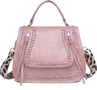 GRUBIFY Bolsas Mensageiro Femininas Bolsas Femininas de Couro Grandes Bolsas Transversais de Designer Bolsas de Ombro Tote (Color : Pink)