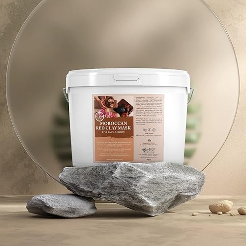 Miniatura 2 de Máscara marroquí de arcilla roja - 10 libras (128 onzas) - aceite