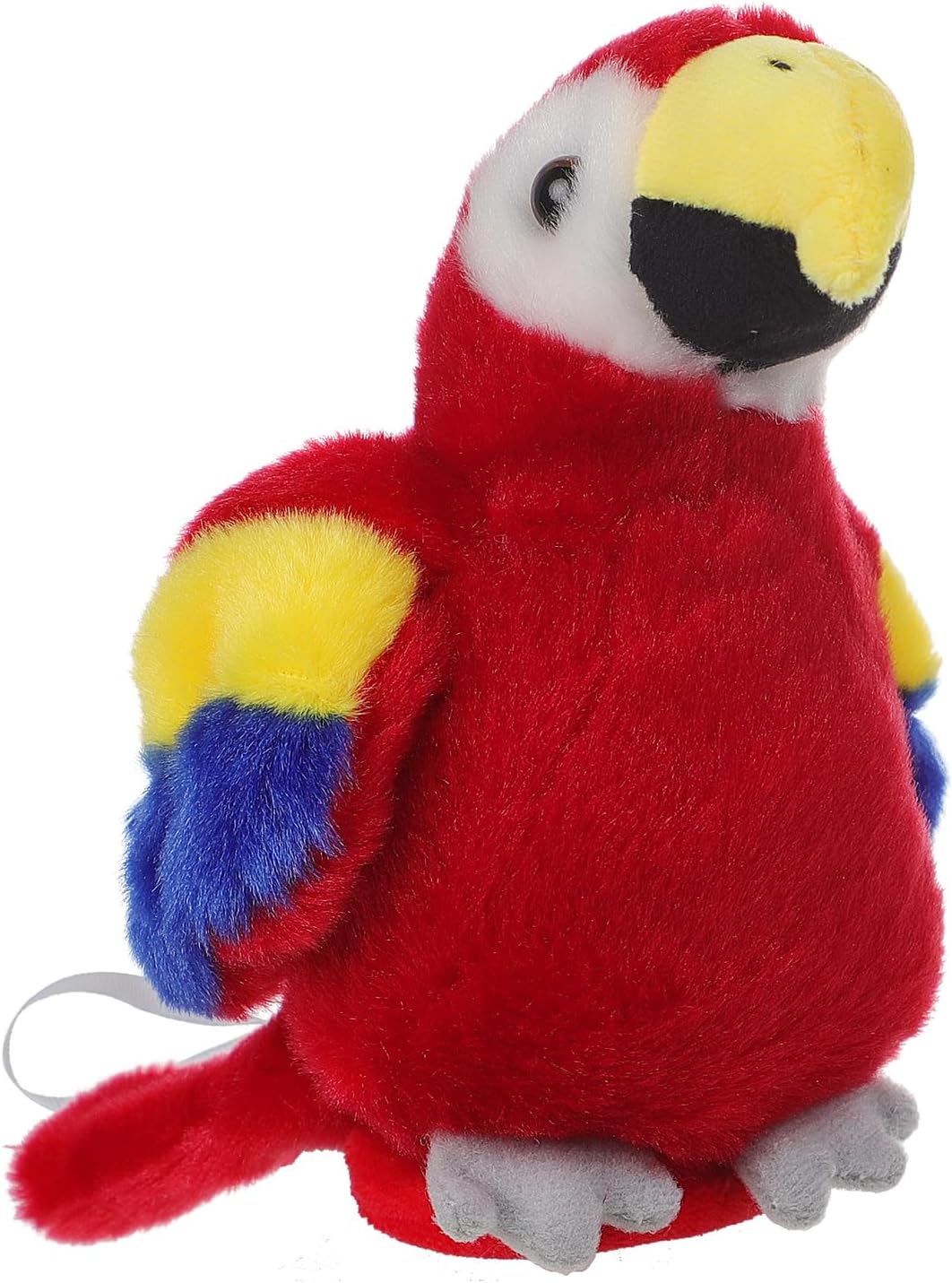 MioCloth Magnetic Shoulder Plush Parrot Decor, Halloween Stuffed Animal Figures Props, Funny Pirate Accessory for Adults