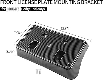 Amazon.co.jp: Voodonala チャレンジャー用フロントナンバープレート