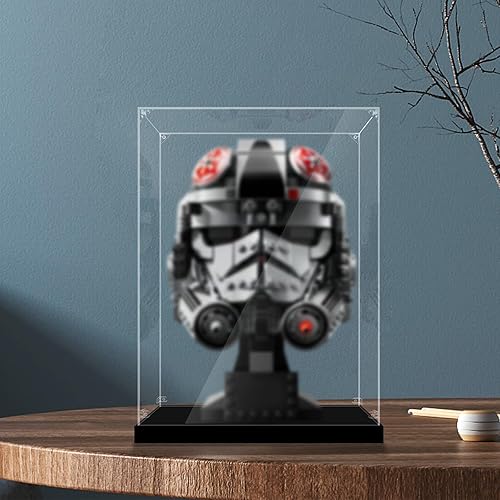 Miniatura 6 de Vitrina acrílica para casco Lego, 7 x 7 x 9 pulgadas, adecuado para casco Lego 76285 75349 75328 75304 75350 75350 75351 75327 76187 76182 76199,