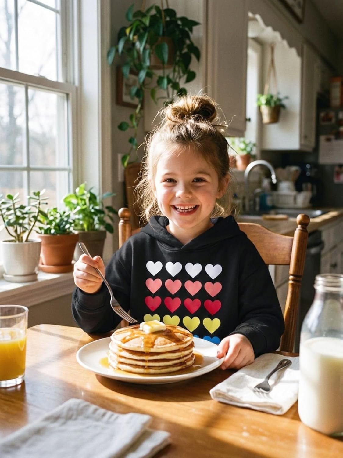 WELAKEN Sweatshirts for Girls Toddler & Kids II Little Girl's Pullover Tops Sweaters & Hoodies