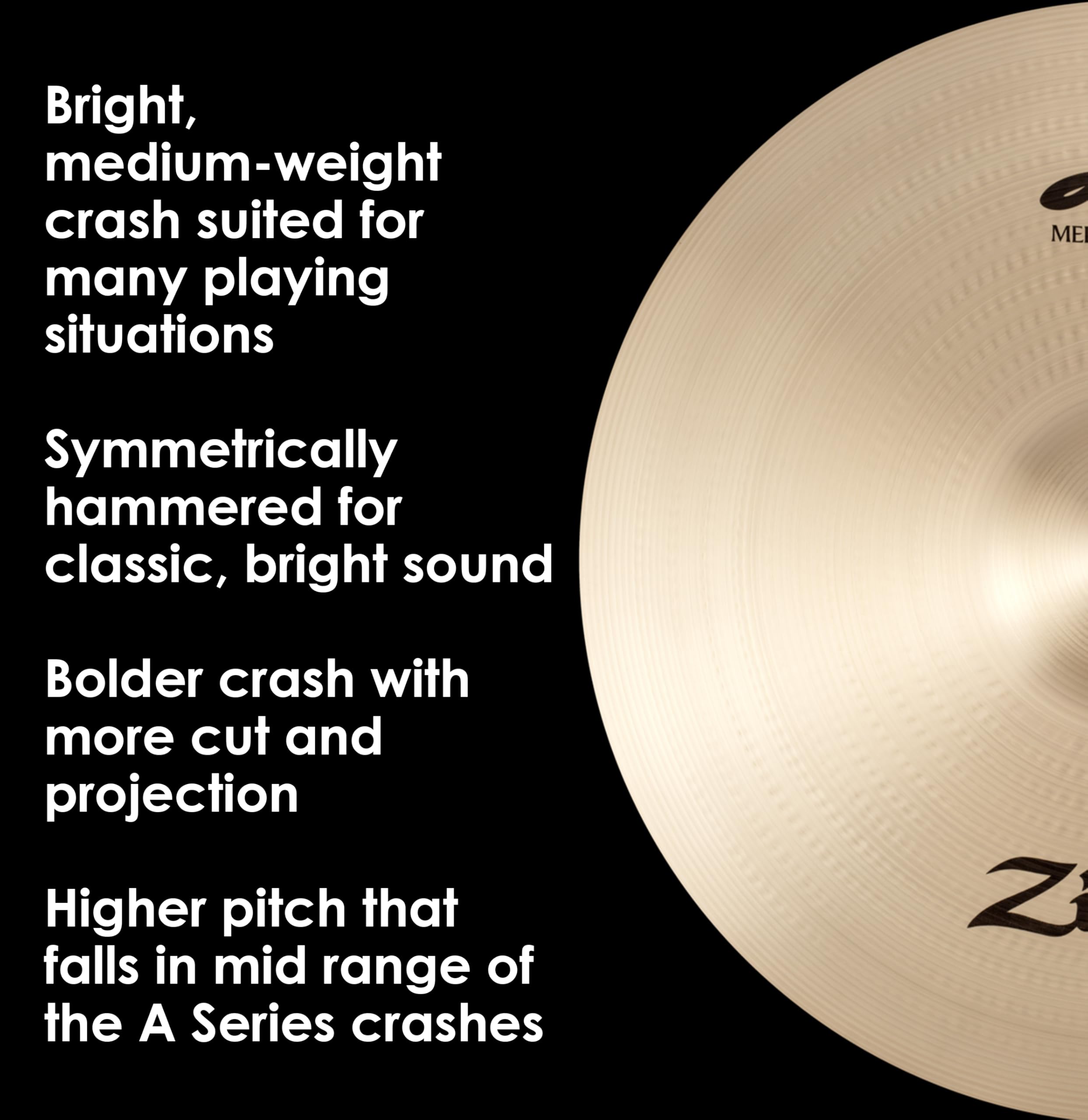 Amazon.com: Avedis Zildjian Company 18 inch A Zildjian Medium