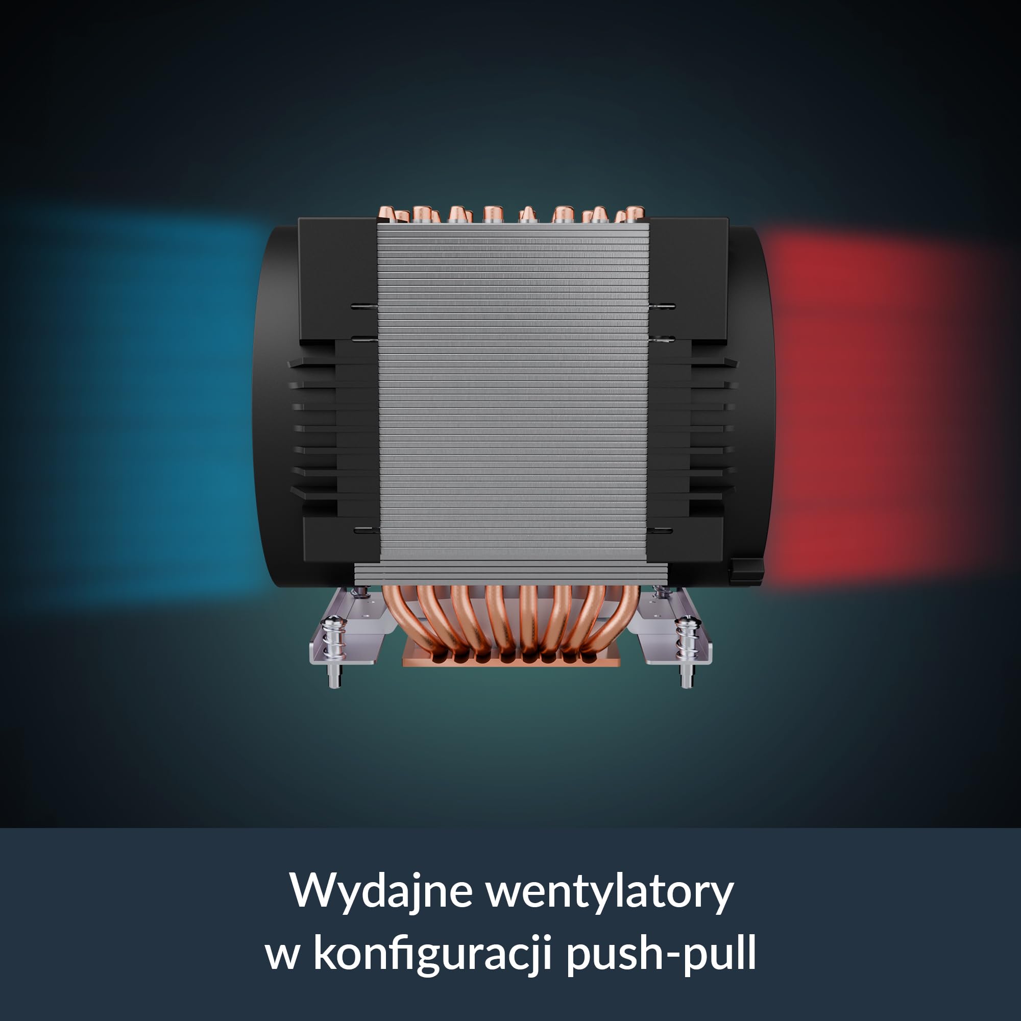 ARCTIC Freezer 4U-OneX – chłodzenie procesora do AmpereOne LGA5964, 2 wentylatory PWM 120 mm (400–3300 rpm), 8 ciepłowodów, podwójne łożysko kulkowe, kompatybilne z obudowaniami 4U