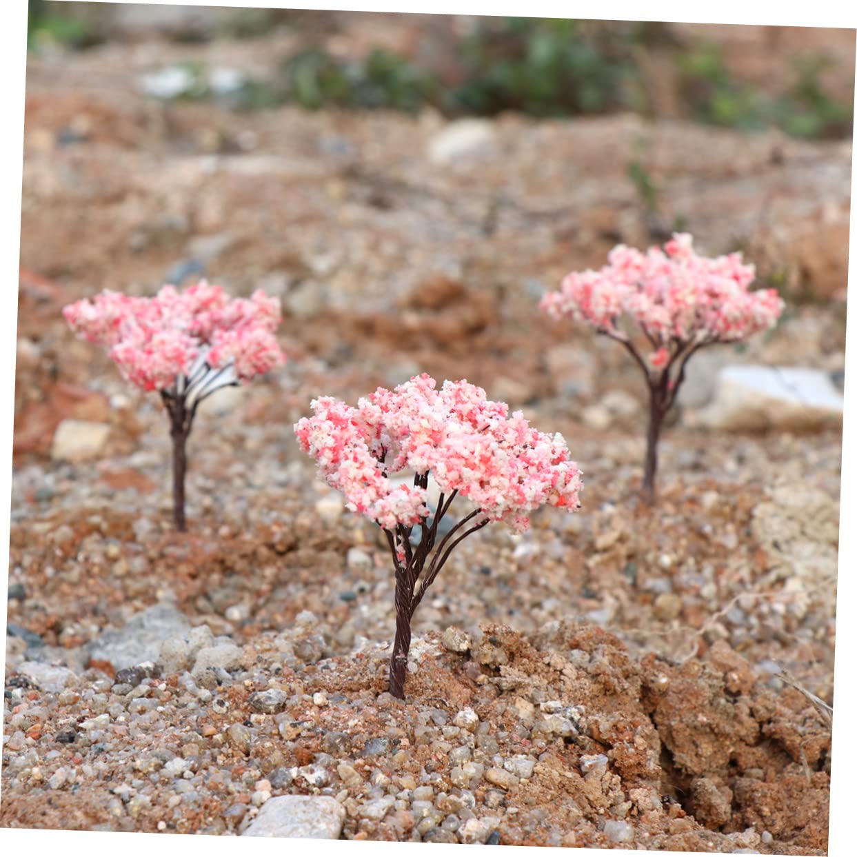 ミニチュア　桜の木 Amazon | siawadeky 20本セット 桜 樹木 ジオラマ 桜の木 鉄道