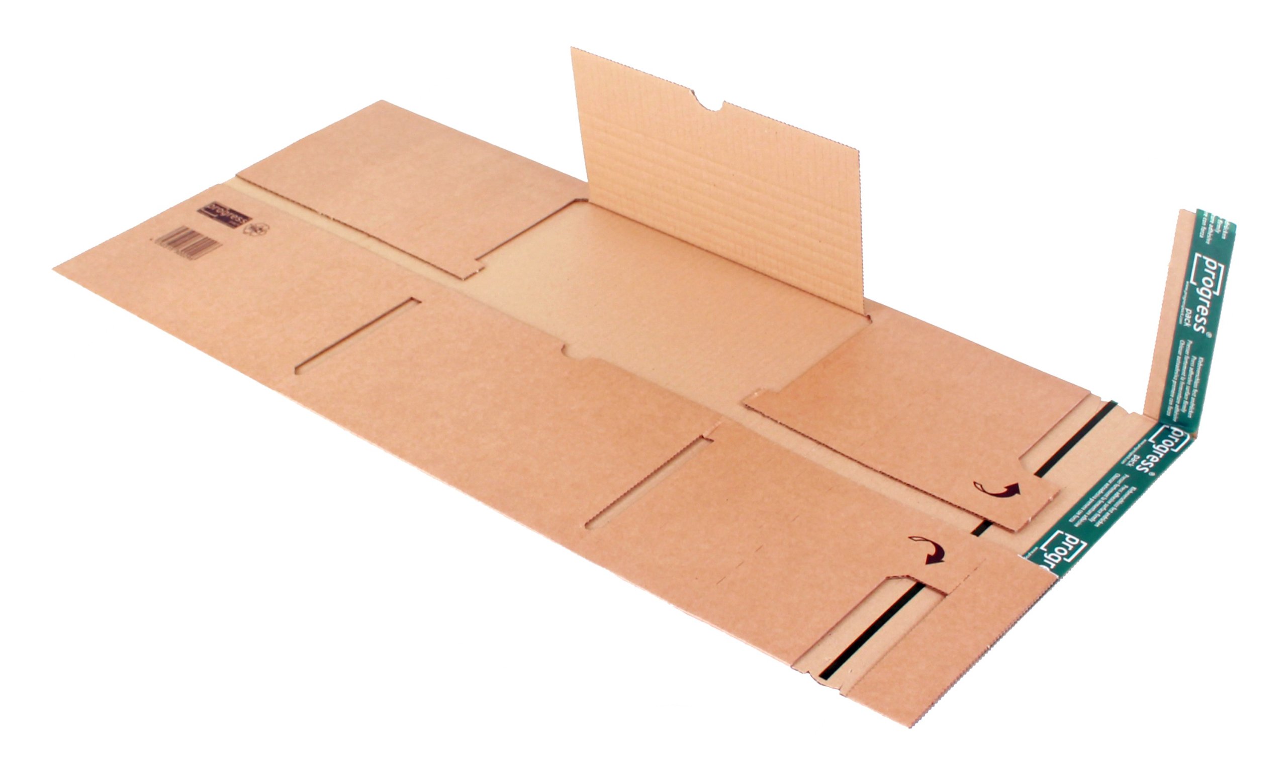 Universal-Versandverpackung Premium PP B03.04 aus doppelter Wellpappe, DIN C4, 320 x 260 x bis 95 mm, 20-er Pack, braun