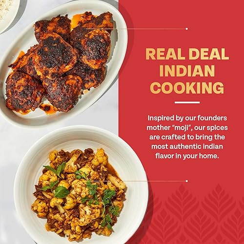 Miniatura 4 de moji masala Juego de especias indias  Paquete de 2 mezclas I de pollo Masala y Gobi Masala I auténticas especias indias para recetas caseras