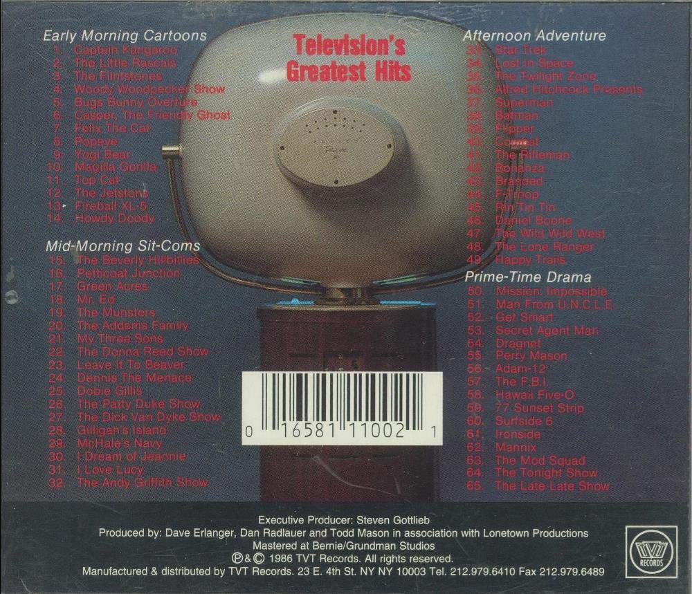 Television'S Greatest Hits 1