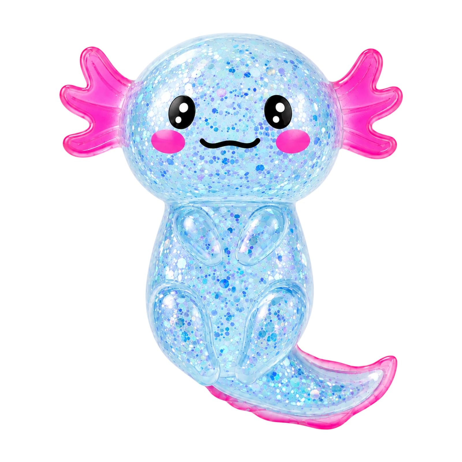 Axolotl Squishy Stress Relief Toy, Fidget Toy Squishy (Blue) — image 1