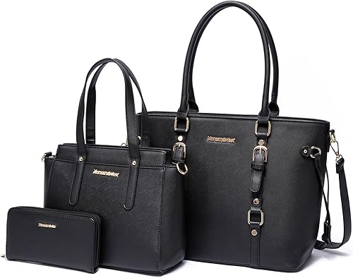 Montana West - Juego de 3 piezas de bolsos para mujer: bolso de mano y billetera, bolso de hombro, bandolera