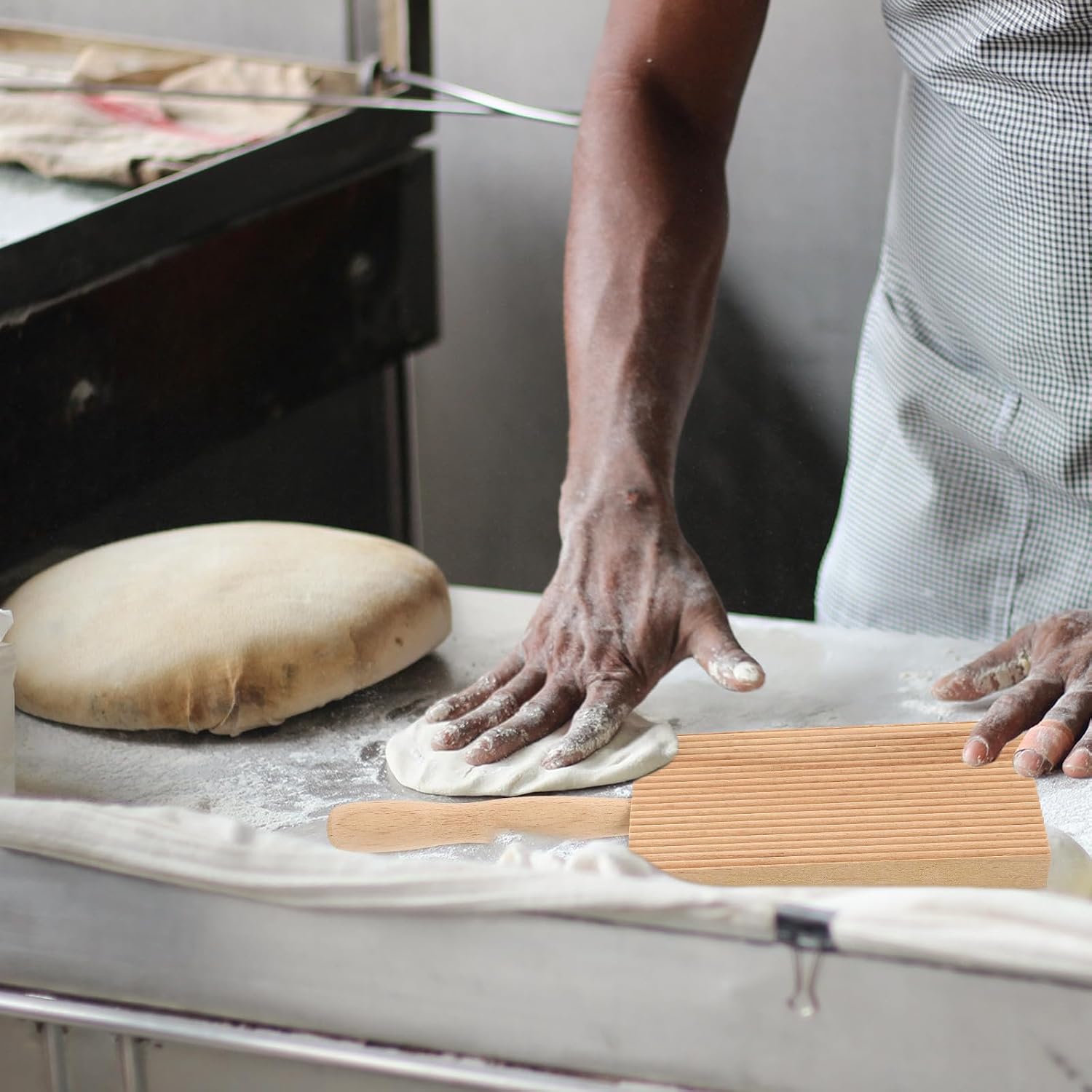 Wood Pasta Making Board for Gnocchi and Spaghetti Shaping
