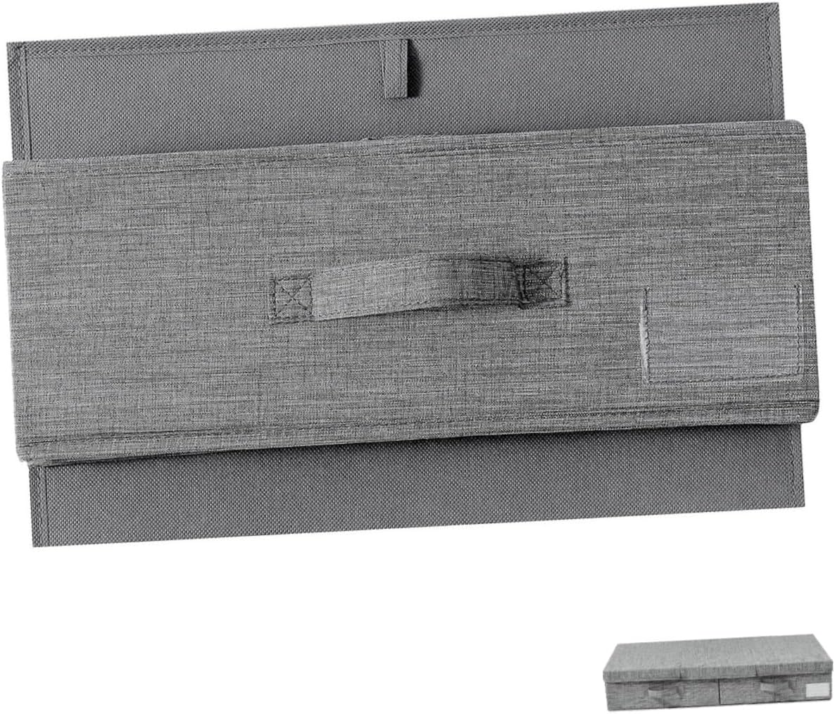 Multi-functional Under Bed Storage Organizer Foldable Clothes Storage Box Sturdy Fabric for Clothes Toys Sundries Space Saving Solution for Home