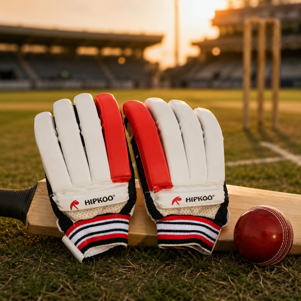 HIPKOO SPORTS Champ Cricket Batting Gloves, Cotton Palm and Back| Batting Gloves for Mens, Boys, Youth | (Free Size, Right Handed) (1 Pair)-picture-27