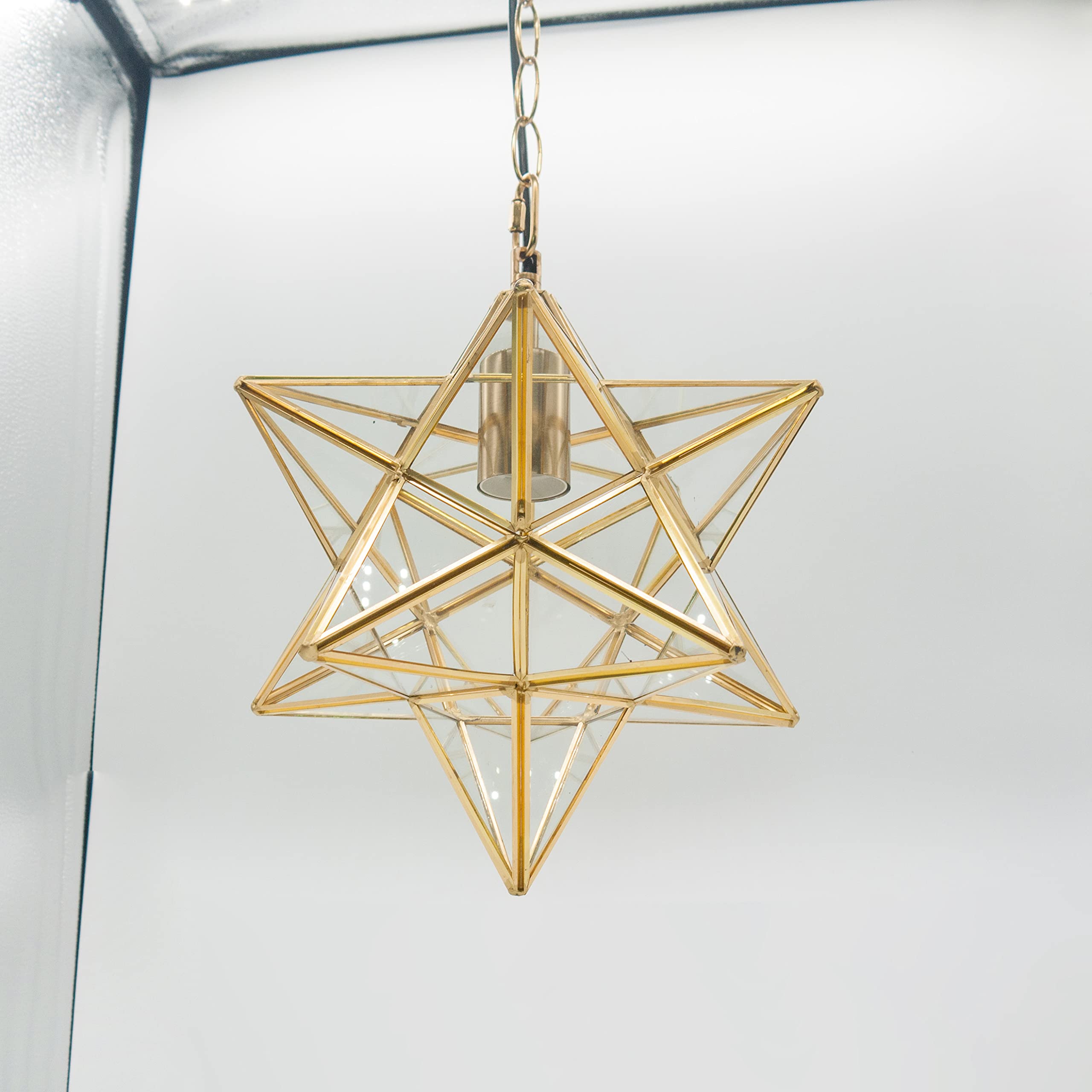 Amazon.co.jp : KY LEE ライト ガラス モダン アンティーク 吊り下げ