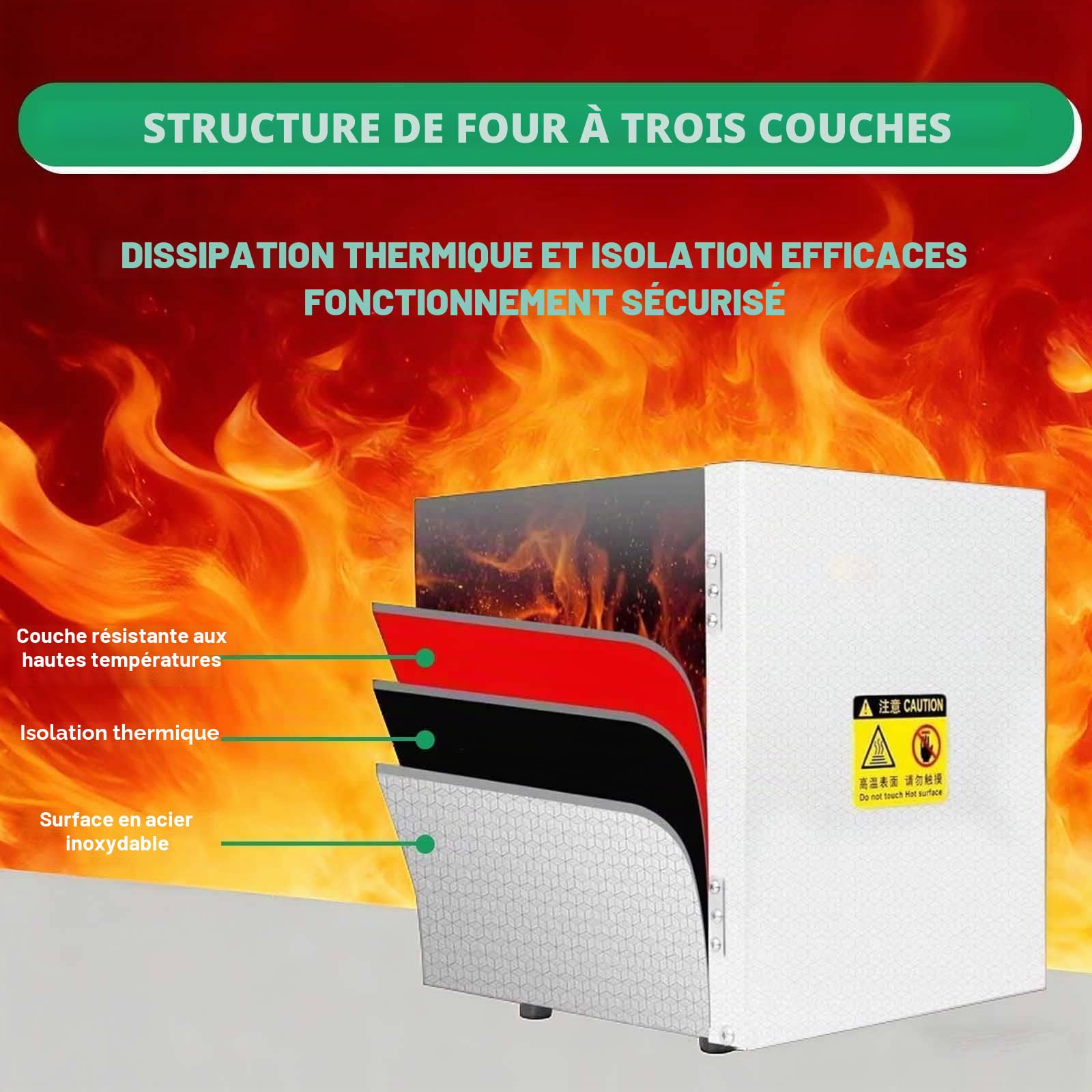 Four de Poterie Électrique Professionnel - Four de 1500W avec Contrôleur Numérique, Température Maxi 800°C pour la Cuisson de Céramique, Argile, Grès - Chambre de 15x15x20cm