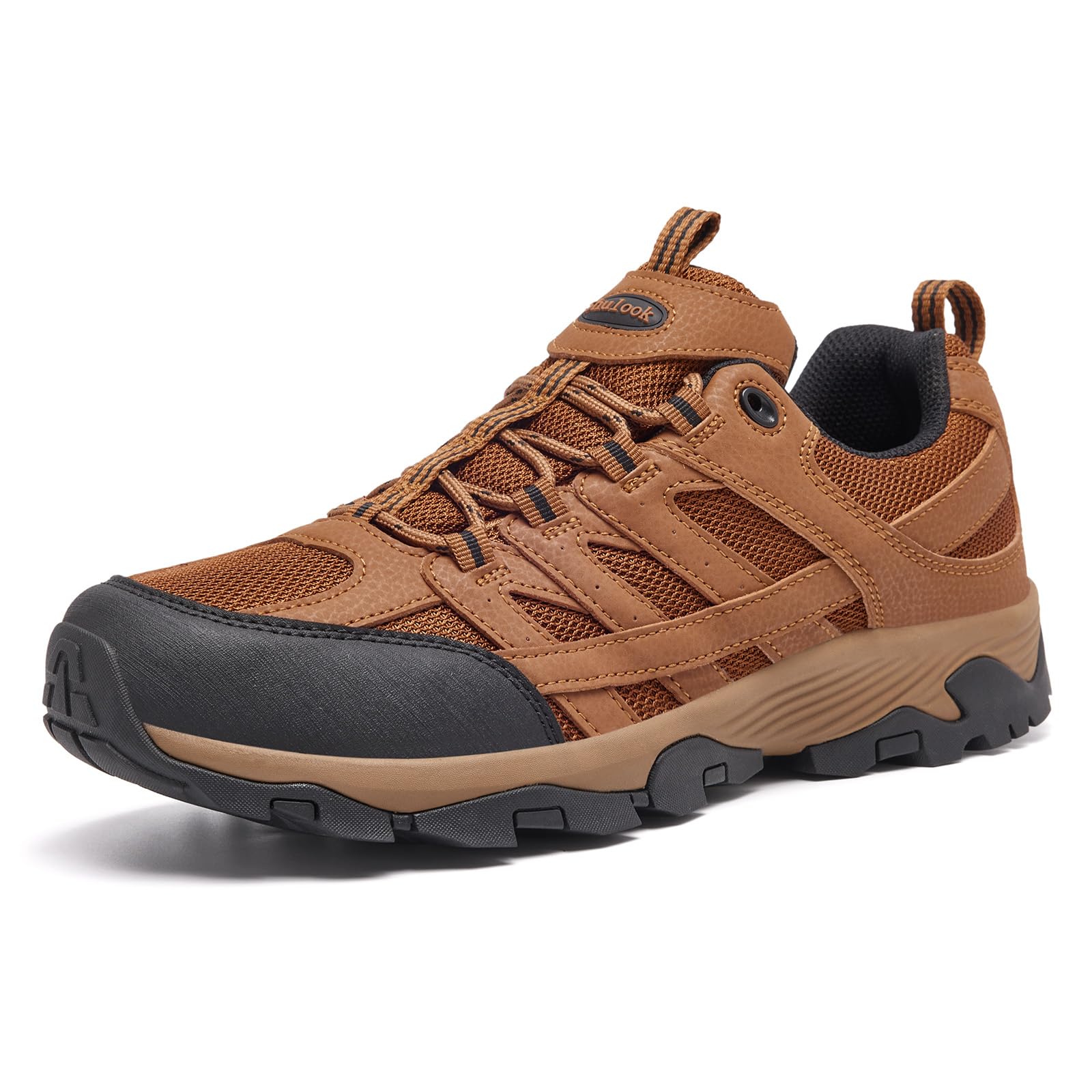 SHULOOK Herren Wanderschuhe Wasserdicht Leichte rutschfest Trekkingschuhe Outdoorschuhe