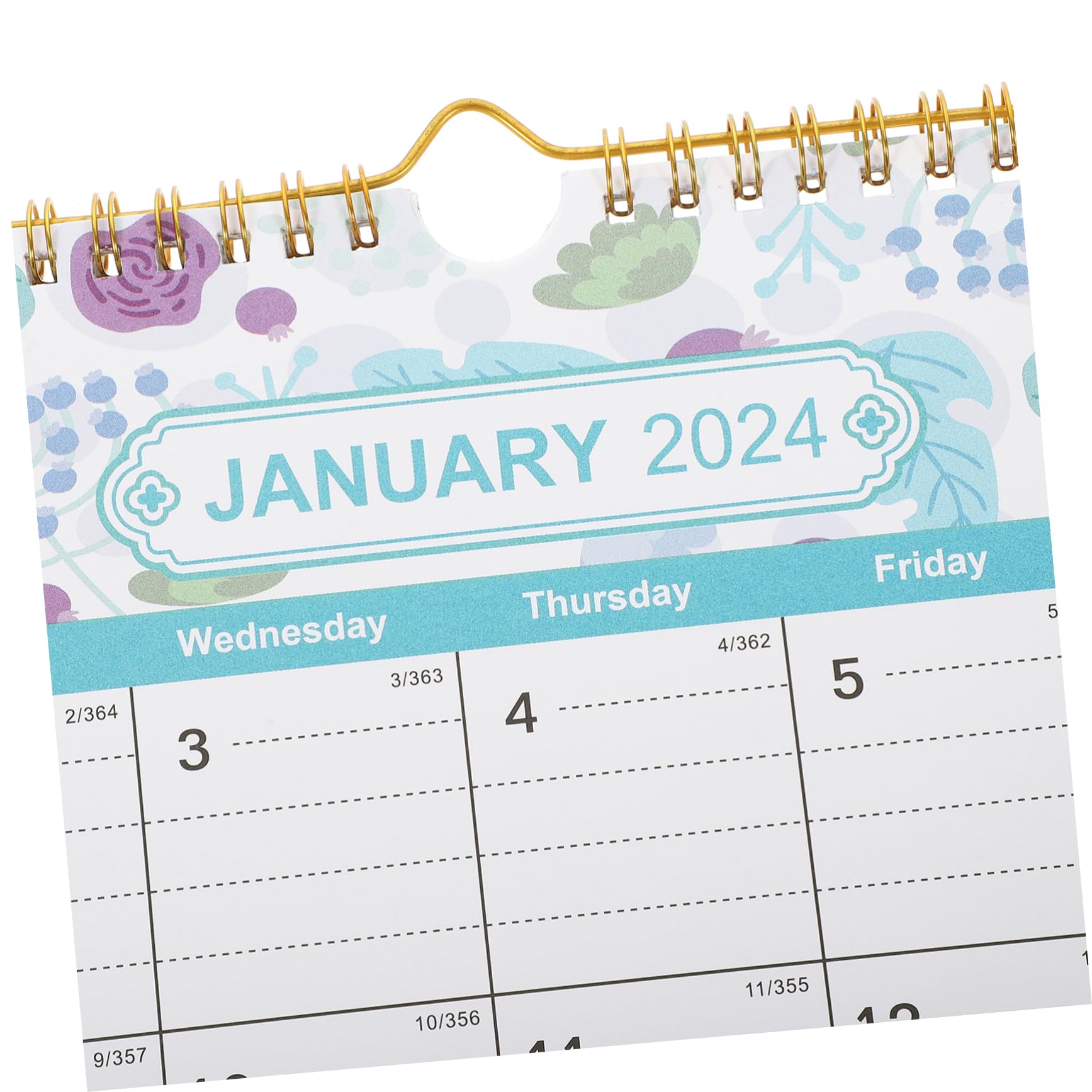 SEWACC 3 Piezas calendario inglés calendario de escritorio os de mesa os mesa 2024 o de pared mensual 2023 o de material de oficina