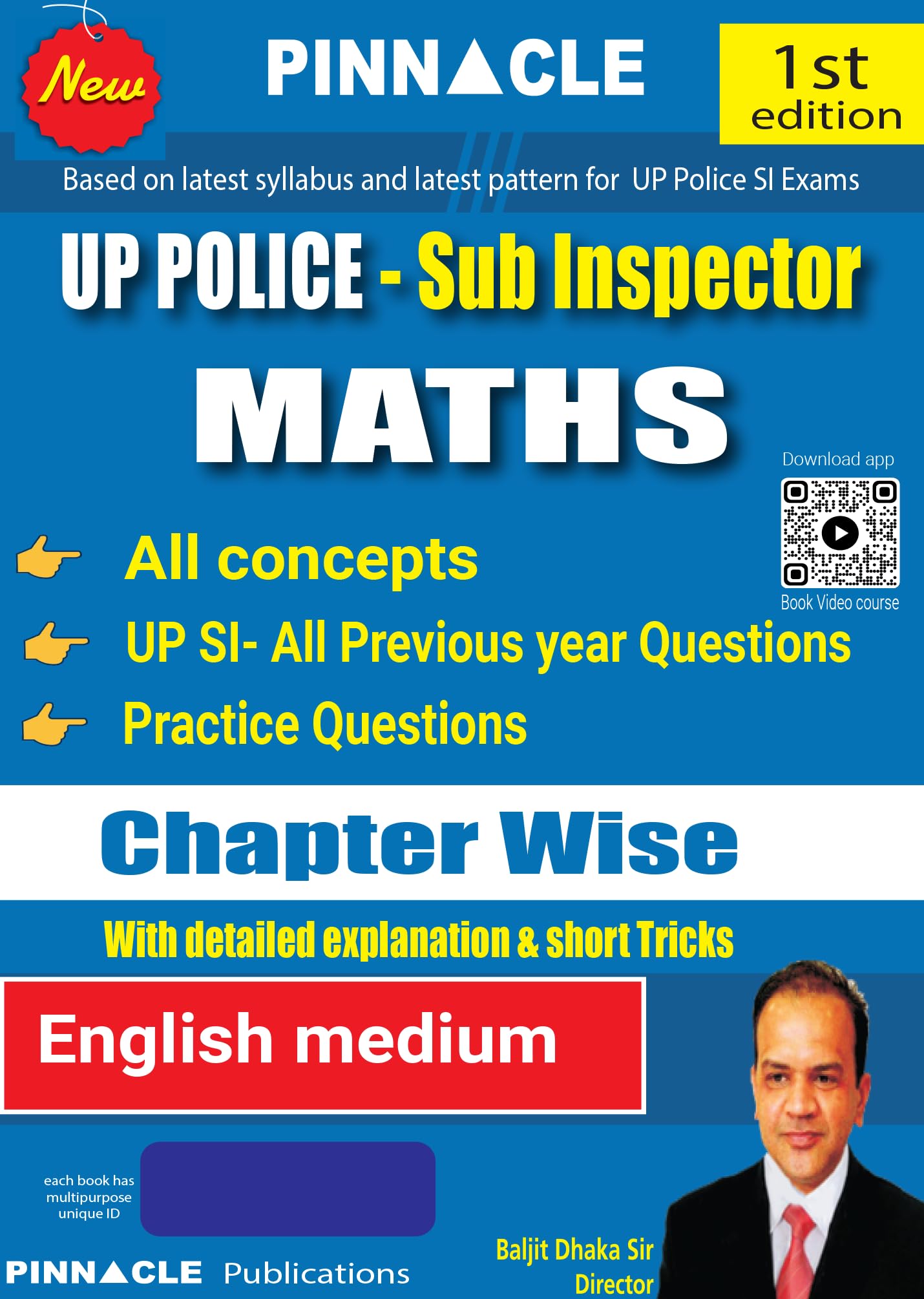 UP Police Sub Inspector Maths Chapter wise book | With detailed explanations & short tricks | English medium | Practice Questions | Police | UPSI | For 2025 Exams