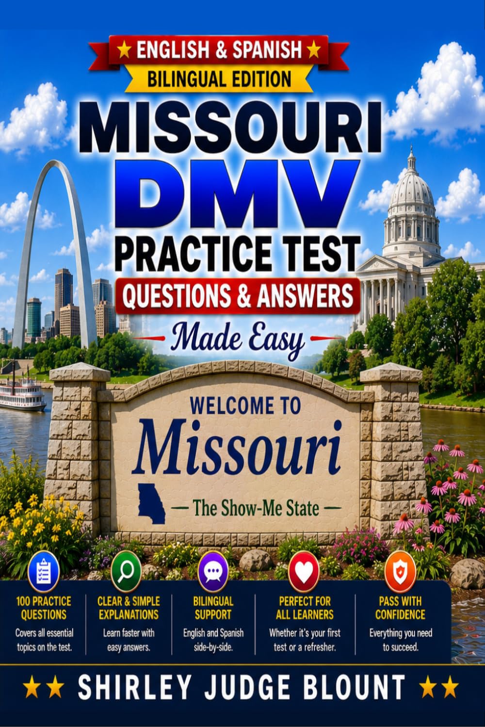 Missouri DMV English Test Made Easy™: Driver’s License Written Test Study Guide with Practice Questions | English & Spanish Edition
