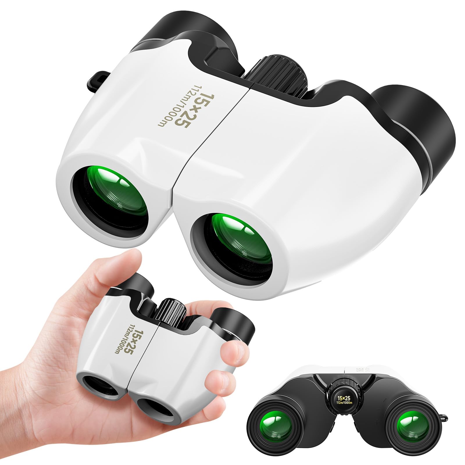 双眼鏡 ライブ用 オペラグラス 15倍 防振双眼鏡 【業界先端BAK4光学レンズ&FMC多層コーティング】 軽量 コンパクト 防水防塵 眼幅調整可能 近視対応 バードウォッチング/スポーツ観戦用/コンサート用/野鳥観察/卒業コンサート 日本語取扱説明書