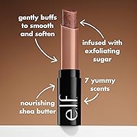 Vista 4 de e.l.f. Exfoliante de labios, exfoliante labial perfumado hidratante para exfoliar y suavizar los labios, infundido con aceite de jojoba, vegano