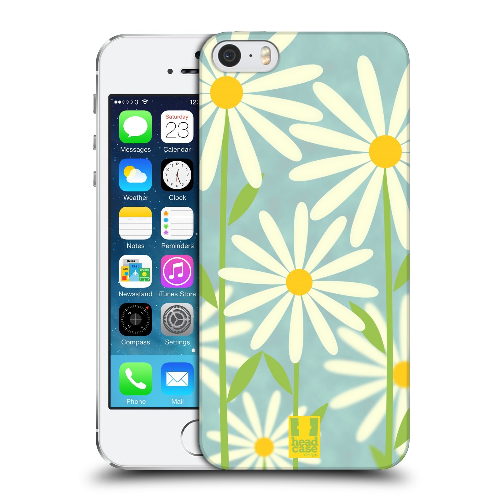 Head Case Designs Daisy Romantic Flowers Protective Snap-on Hard Back Case Cover for Apple iPhone 5 5s