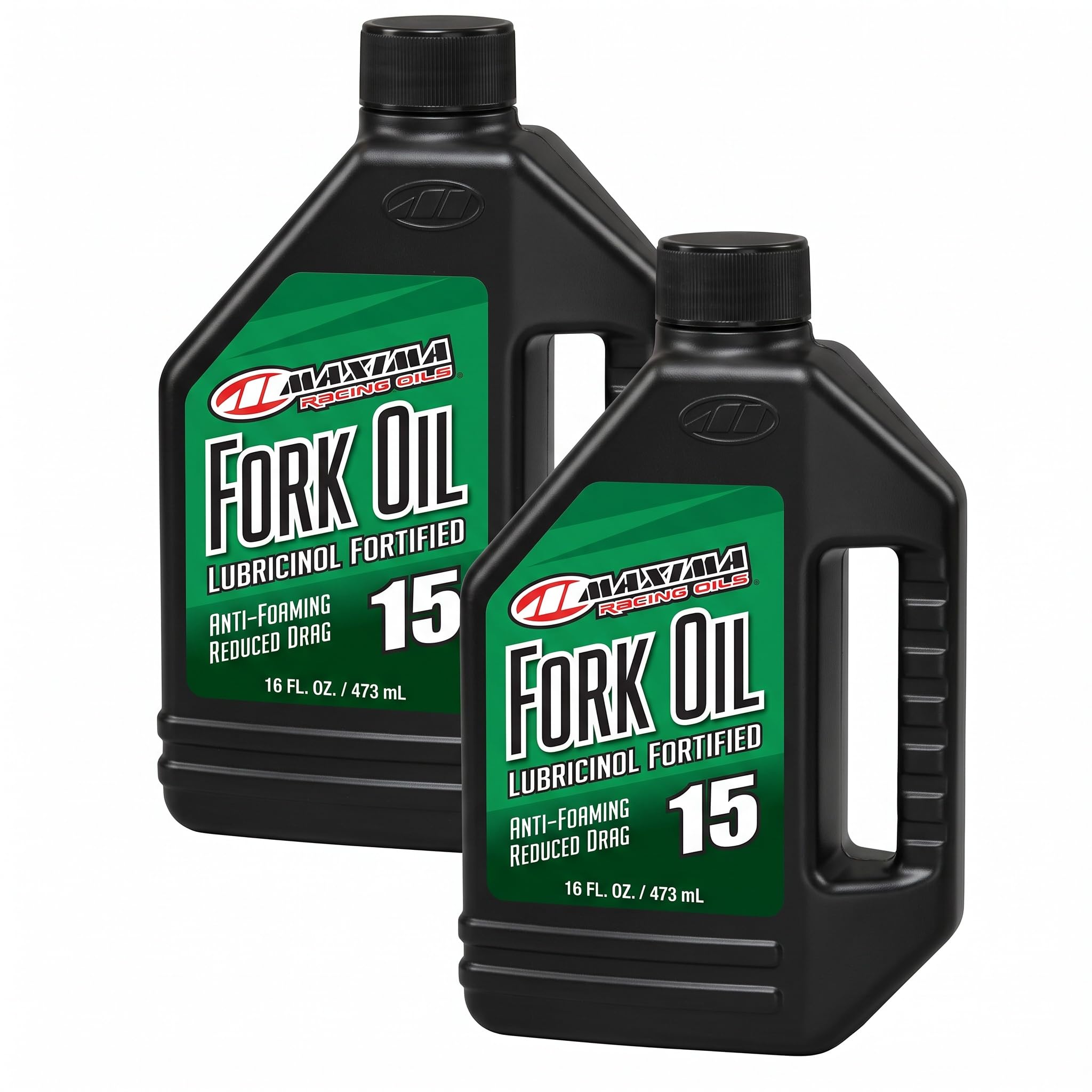 Maxima 56901 15WT Standard Hydraulic Fork Oil - 1 Liter Bottle (Pack of 2)
