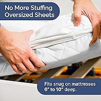 Vista 4 de Cot Sheet Set 25” x 75” – Easy-Fit Cot Size Mattress Sheets – Ideal for Narrow Twin, Camper Bunk, RVs, Twin Bunks, Day Care and Camping Cots - Cot