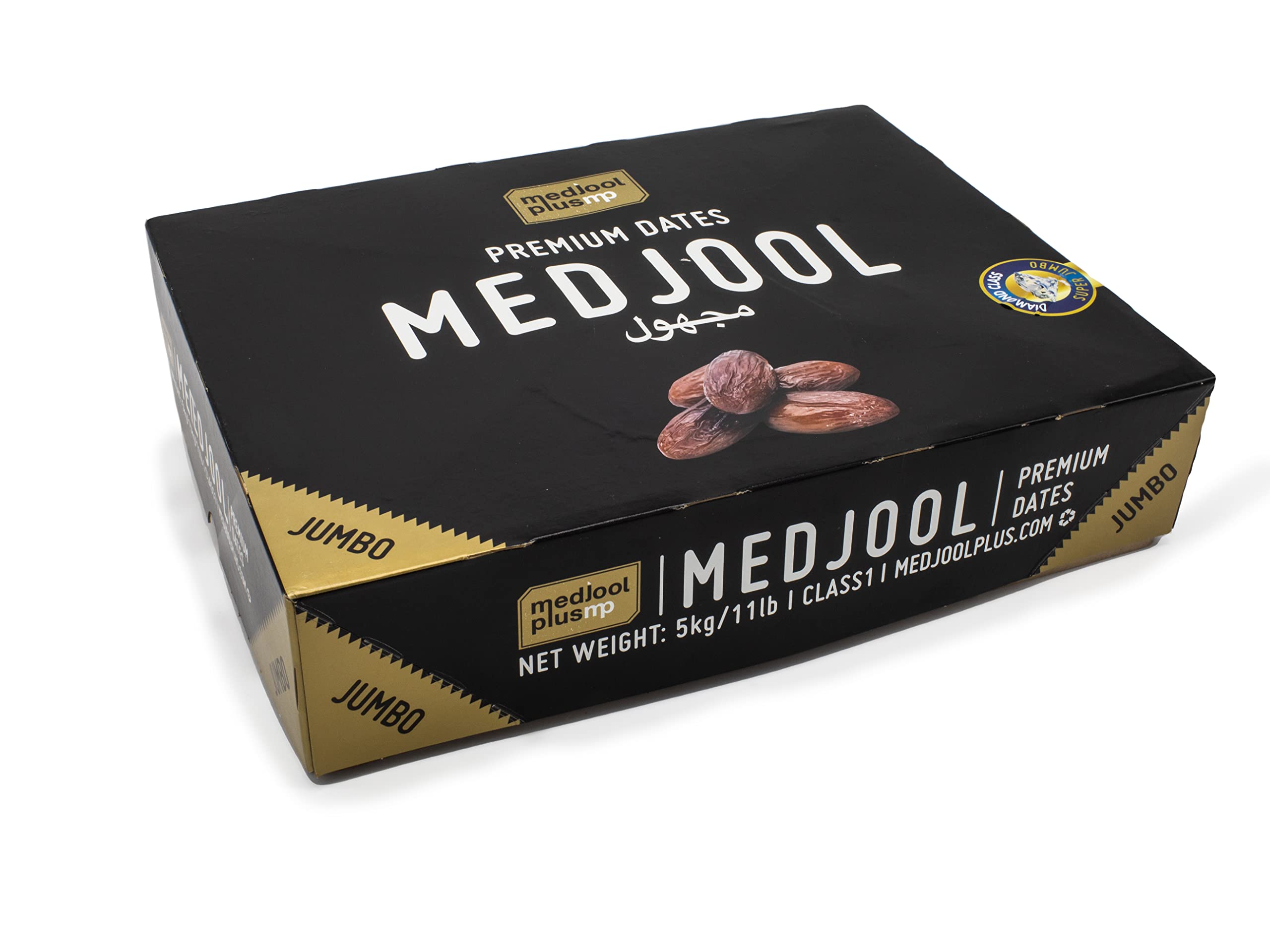 Mercado del Paraíso ➤ Dátiles Medjool Premium Super Jumbo 5kg ➤ Dátiles con hueso, naturales, dulces. De gran tamaño