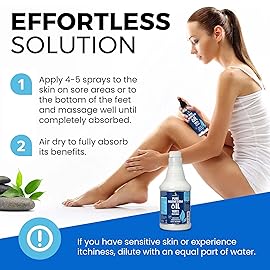 Pure Magnesium Oil Spray 32oz - Topical Magnesium Spray for Sleep Extra Strength - Less Sting - Less Itch - 100% Natural and Organic Oil - Made in USA