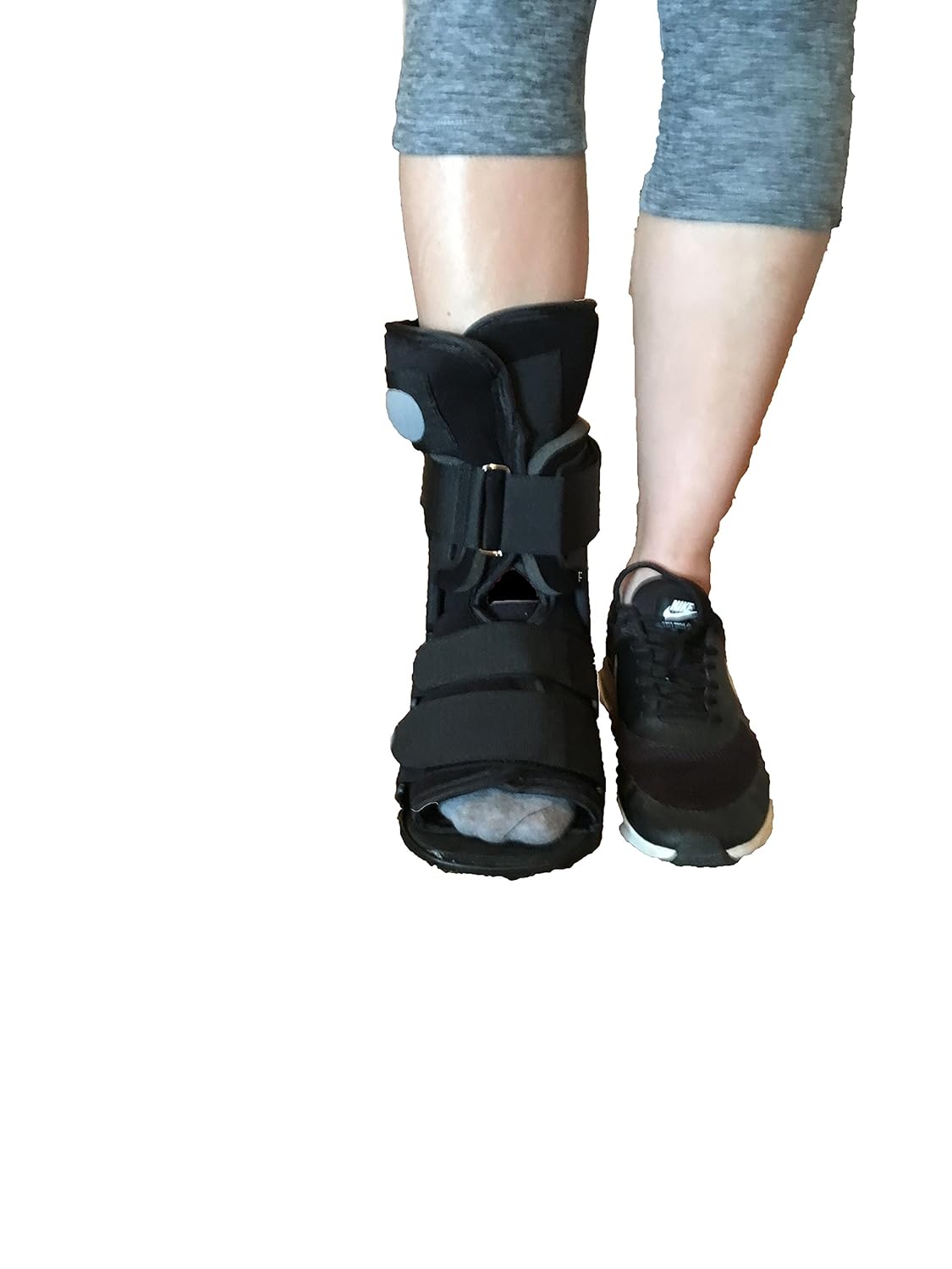 Alpha Medical Mid-Calf Air Walker Pneumatic Walker Boot Foot/Ankle Boot L4360 (Small)