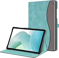 Fintie Turquoise Case for Samsung Galaxy Tab A11+ / A9+ 11 Inch 2025/2023 - Multi-Angle Stand, Auto Wake/Sleep, Front Pocket