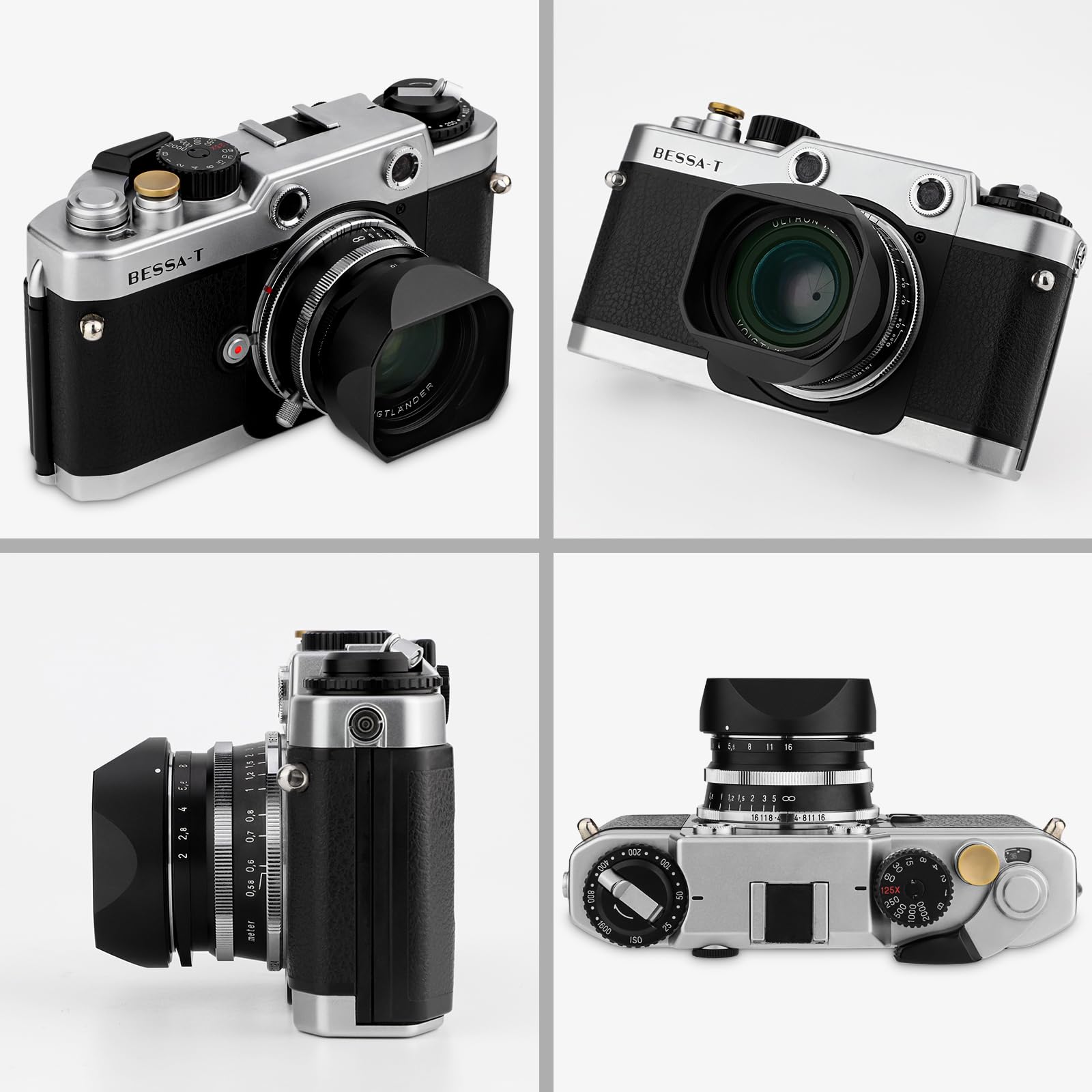 Amazon | Haoge スクエアメタルレンズバヨネットフード Voigtlander