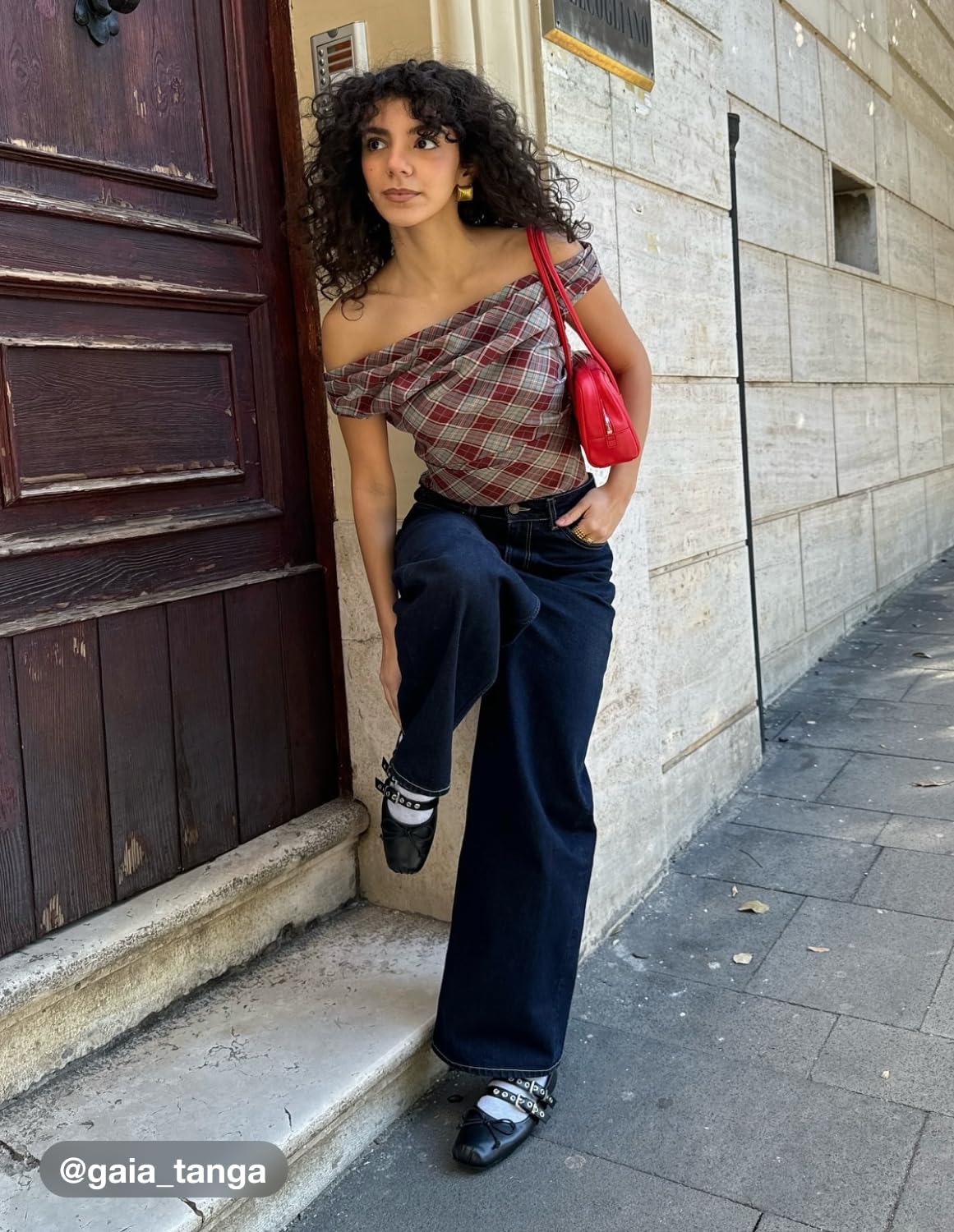 CIDER Shirts for Women Plaid Checks Off Shoulder Ruched Crop Top Sleeveless Blouse Party Clubbing - Image 2